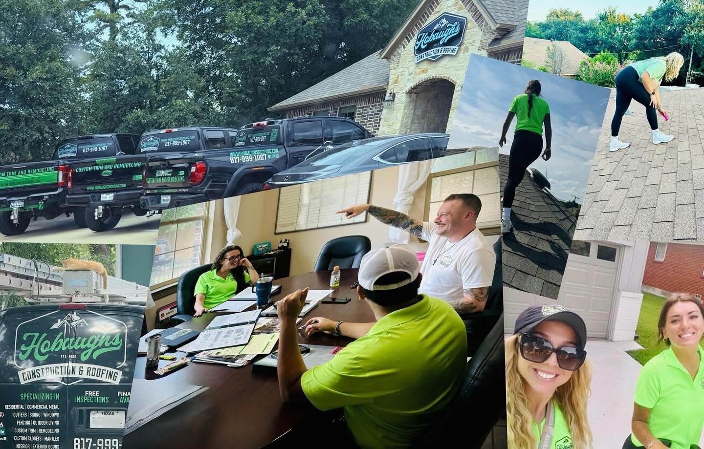 Recent roofing project