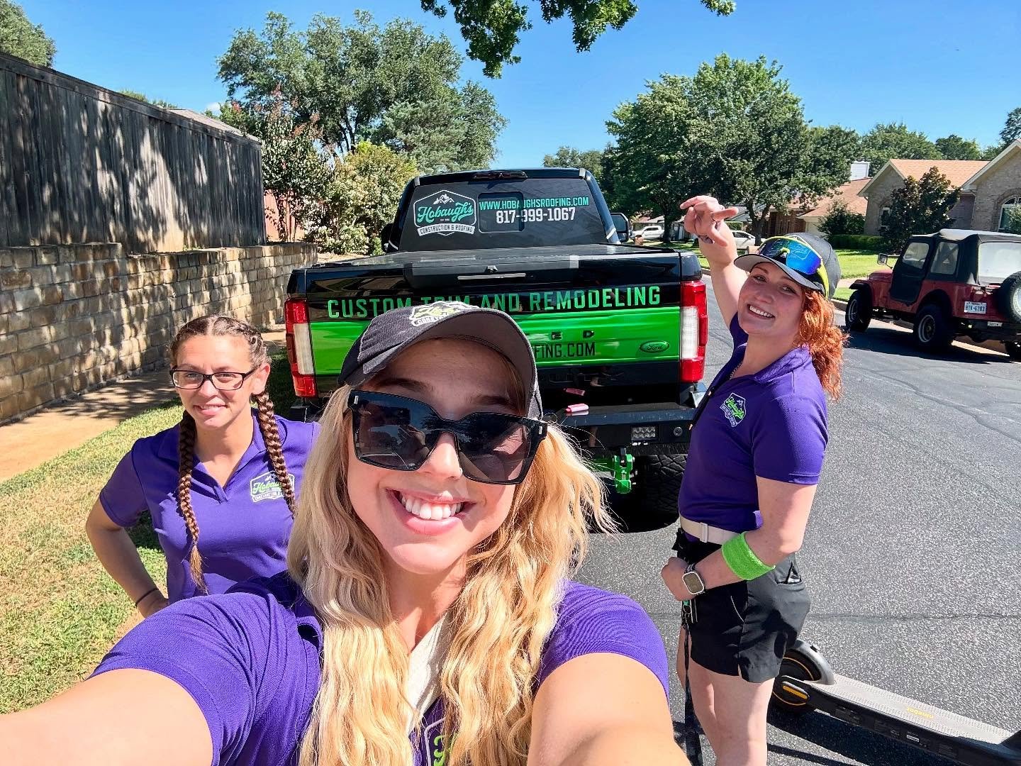 Recent roofing project